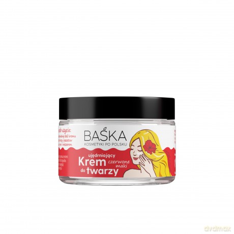 BAŚKA Krem do twarzy ujędrniający - maki 50 ml