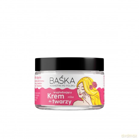 BAŚKA Krem do twarzy wygładzający - róża 50 ml