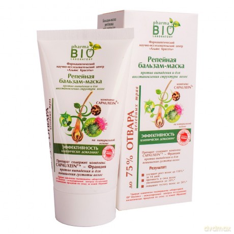 BIO PHARMA Łopianowa Maska-balsam przeciw wypadaniu włosów 150 ml