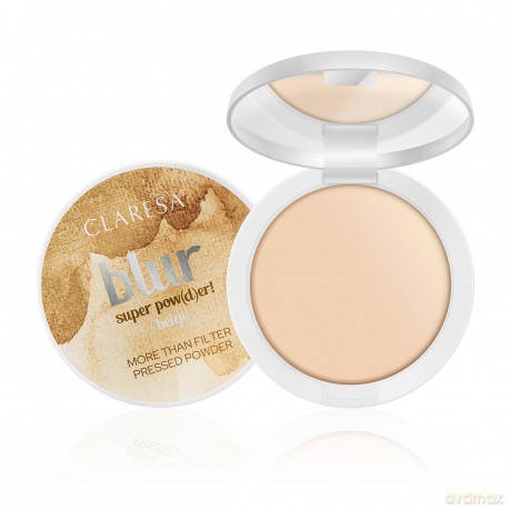 CLARESA Blur Super Pow(D)er! Puder prasowany Beige 10 g