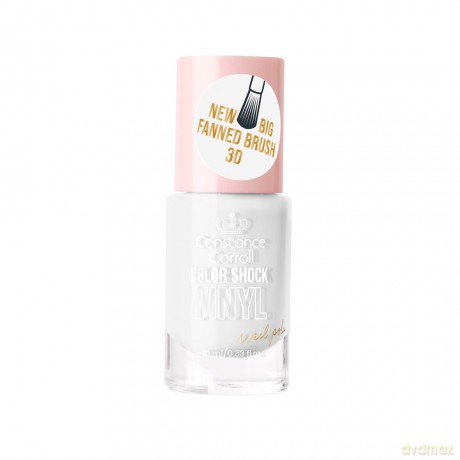 CONSTANCE CARROLL Lakier do paznokci z winylem nr 02 Snow 10 ml
