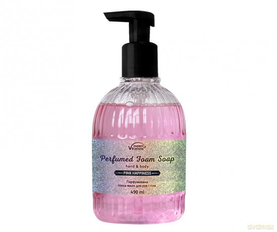 ENERGY OF VITAMINS Perfumowana pianka do mycia rąk i ciała Pink Heppiness 490 ml