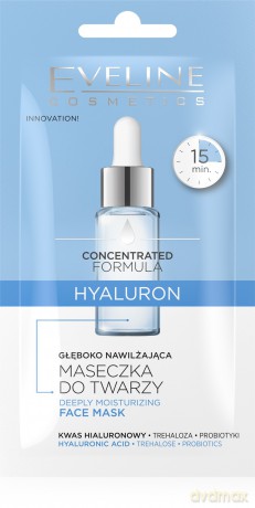 EVELINE Concentrated Formula Maseczka głęboko nawilżająca HYALURON 8 ml