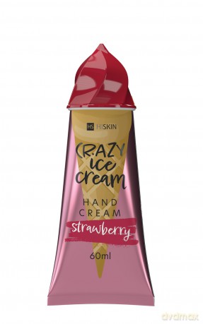 HISKIN Crazy Ice Cream Krem do rąk - Strawberry 60ml