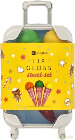 HISKIN Crazy Zestaw Błyszczyków do ust Sweet Set (3 szt.)- walizka