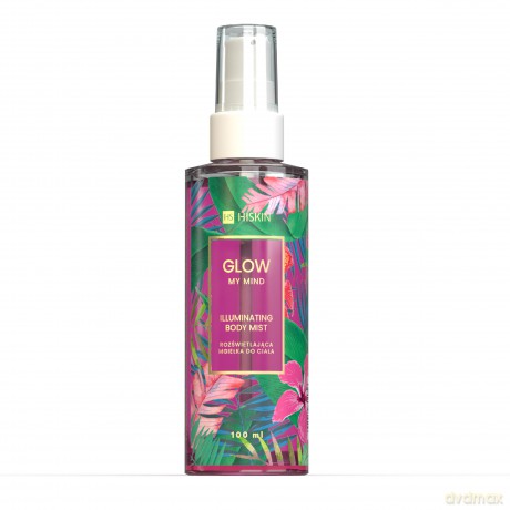 HISKIN Glow My Mind Rozświetlająca mgiełka do ciała Pink 100 ml