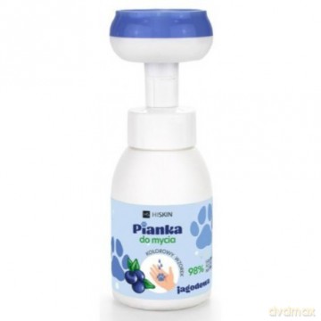 HISKIN Kids Pianka do mycia rąk i ciała Jagoda 300 ml