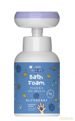 HISKIN Kids Pianka do mycia rąk i ciała Jagoda 300 ml