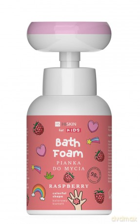 HISKIN Kids Pianka do mycia rąk i ciała Malina 300 ml