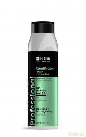 HISKIN Professional Odżywka do włosów tłustych i mieszanych - oczyszczająco-seboregulująca 400 ml