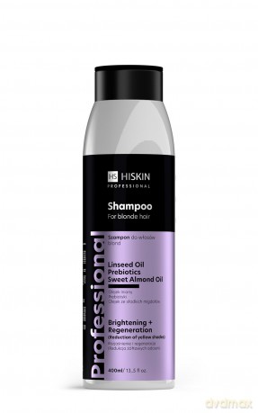 HISKIN Professional Szampon do włosów blond - rozjaśnienie i regeneracja 400 ml