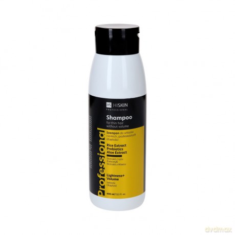 HISKIN Professional Szampon do włosów cienkich i pozbawionych objętości - lekkość i objętość 400 ml
