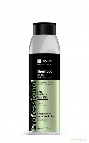 HISKIN Professional Szampon do włosów tłustych i mieszanych - oczyszczająco-seboregulujący 400 ml