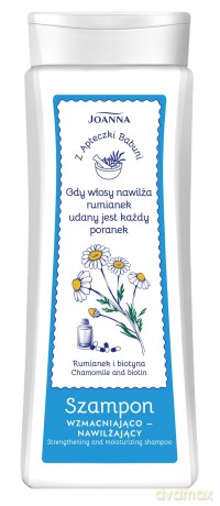 JOANNA Z Apteczki Babuni Szampon do włosów - Rumianek i biotyna 300 ml