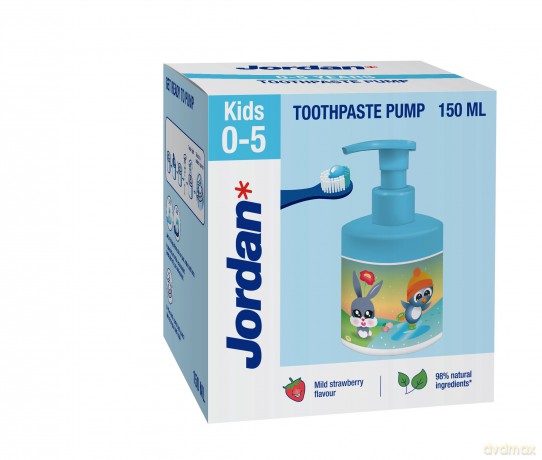JORDAN Kids 0 - 5 Pasat do zębów 150 ml