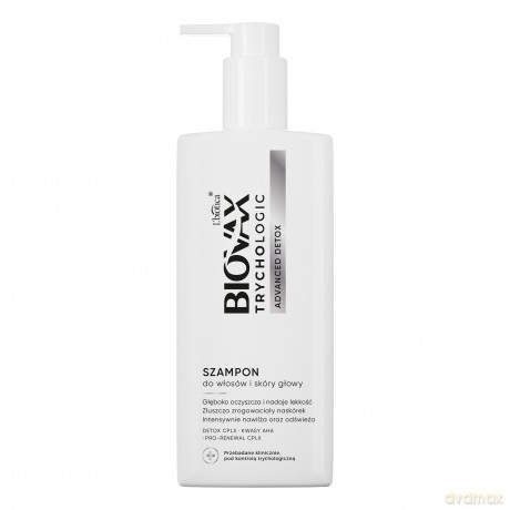L`BIOTICA Biovax Trychologic Szampon do włosów i skóry głowy Advanced Detox 200 ml