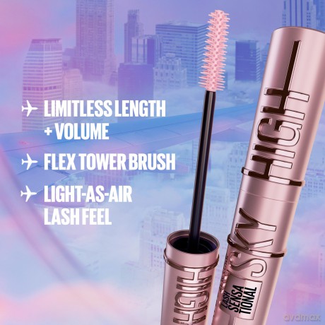 MAYB Maskara LASH SENSATIONAL Sky High BURG