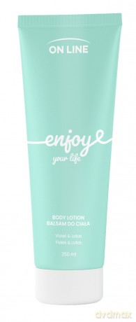 ON LINE Emocje Basam do ciała Enjoy - fiołek i lotos 250 ml