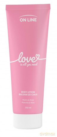 ON LINE Emocje Basam do ciała Love - piwonia i róża 250 ml