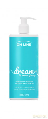 ON LINE Emocje Mydło do rąk i ciała 2w1 Dream 390 ml