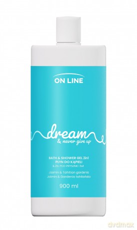 ON LINE Emocje Żel i płyn do kąpieli 2w1 Dream 900 ml
