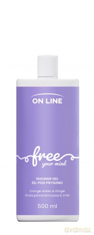 ON LINE Emocje Żel pod prysznic Free - imbir i woda pomarańczowa 500 ml