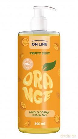 ON LINE Fruity Shot Mydło Orange 390 ml