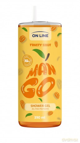 ON LINE Fruity Shot Żel pod prysznic Mango 390 ml