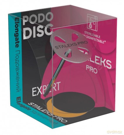 STALEKS Pro Pododisk long M 20mm+5 nakładek 180 grit