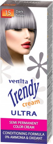 VENITA Trendy Cream Toner do włosów nr 15 dark silver 75 ml