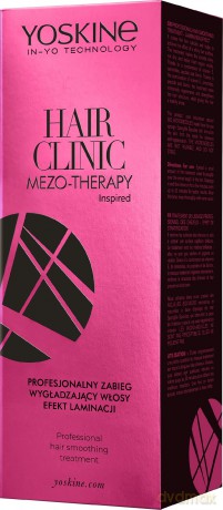 YOSKINE Hair Clinic Mezo Therapy Profesjonalny zabieg wygładzający włosy - efekt laminacji