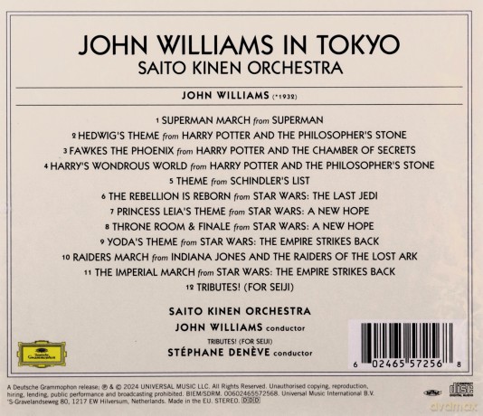 John Williams: John Williams In Tokyo [CD]