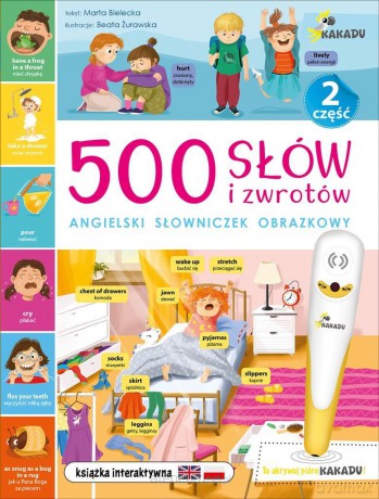 500 słów i zwrotów. Angielski słowniczek... cz.2 - Marta Bielecka, Beata Żurawska [KSIĄŻKA]