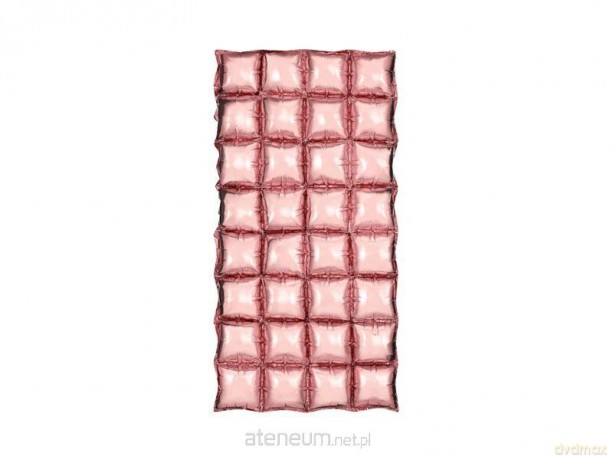 Balon foliowy kurtyna różowe złoto 72x143 cm
