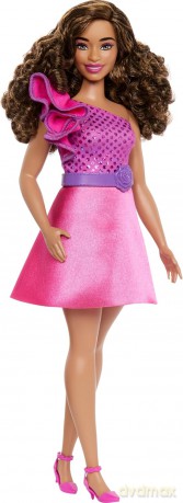 Barbie Fashionistas. Lalka Sukienka wieczorowy róż