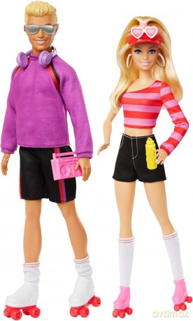 Barbie Fashionistas. Zestaw Barbie i Ken HXK90