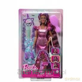 Barbie Lalka fioletowa z włosami