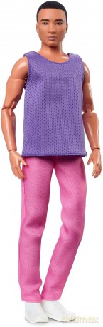 Barbie Looks. Lalka Ken fiolet HJW84