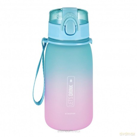 Bidon 400ml ombre blue-pink