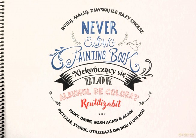 Blok poziomy Napisy Funny Mat