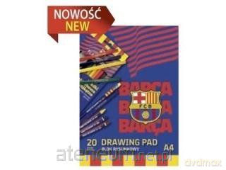 Blok rysunkowy A4/20K FC BARCELONA (10szt)