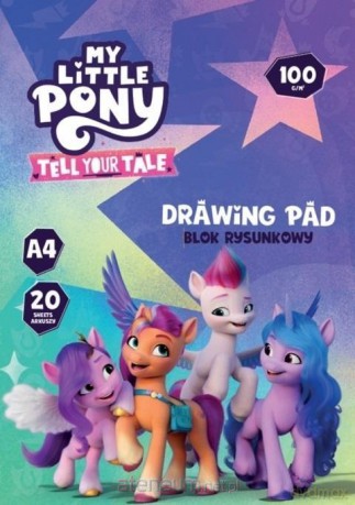 Blok rysunkowy A4/20K My Little Pony (10szt)