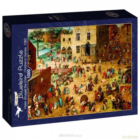 BLUEBIRD 1000 el. Brueghel, Dziecięce zabawy [PUZZLE]