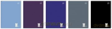 Brulion A7/80K kratka One Color (20szt)