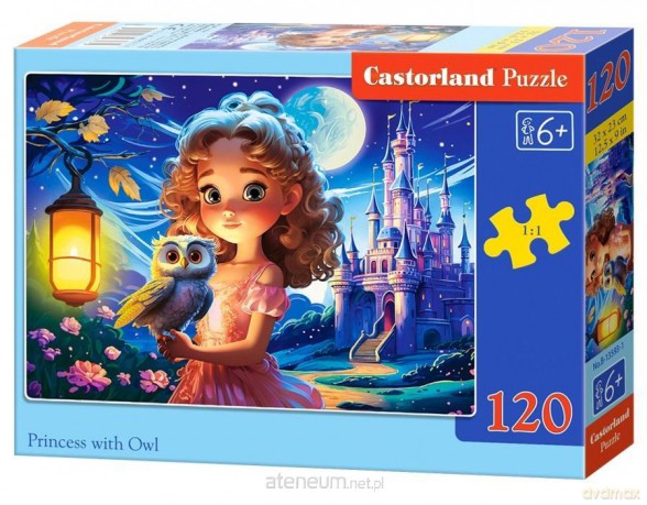 CASTORLAND 120 el. Princess with Owl [PUZZLE]