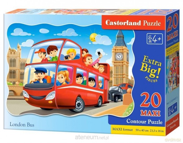 CASTORLAND 20 el. Maxi London Bus [PUZZLE]