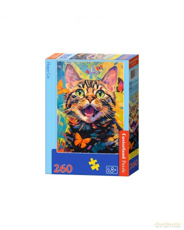 CASTORLAND 260 el. Szczęśliwy kot [PUZZLE]