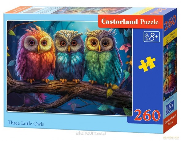 CASTORLAND 260 el. Trzy małe sowy [PUZZLE]