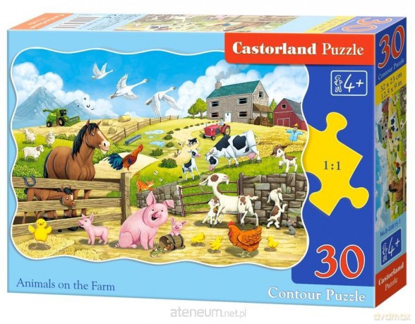 CASTORLAND 30 el. Animals on the Farm [PUZZLE]