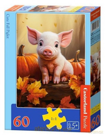 CASTORLAND 60 el. Cute Fall Piglet [PUZZLE]